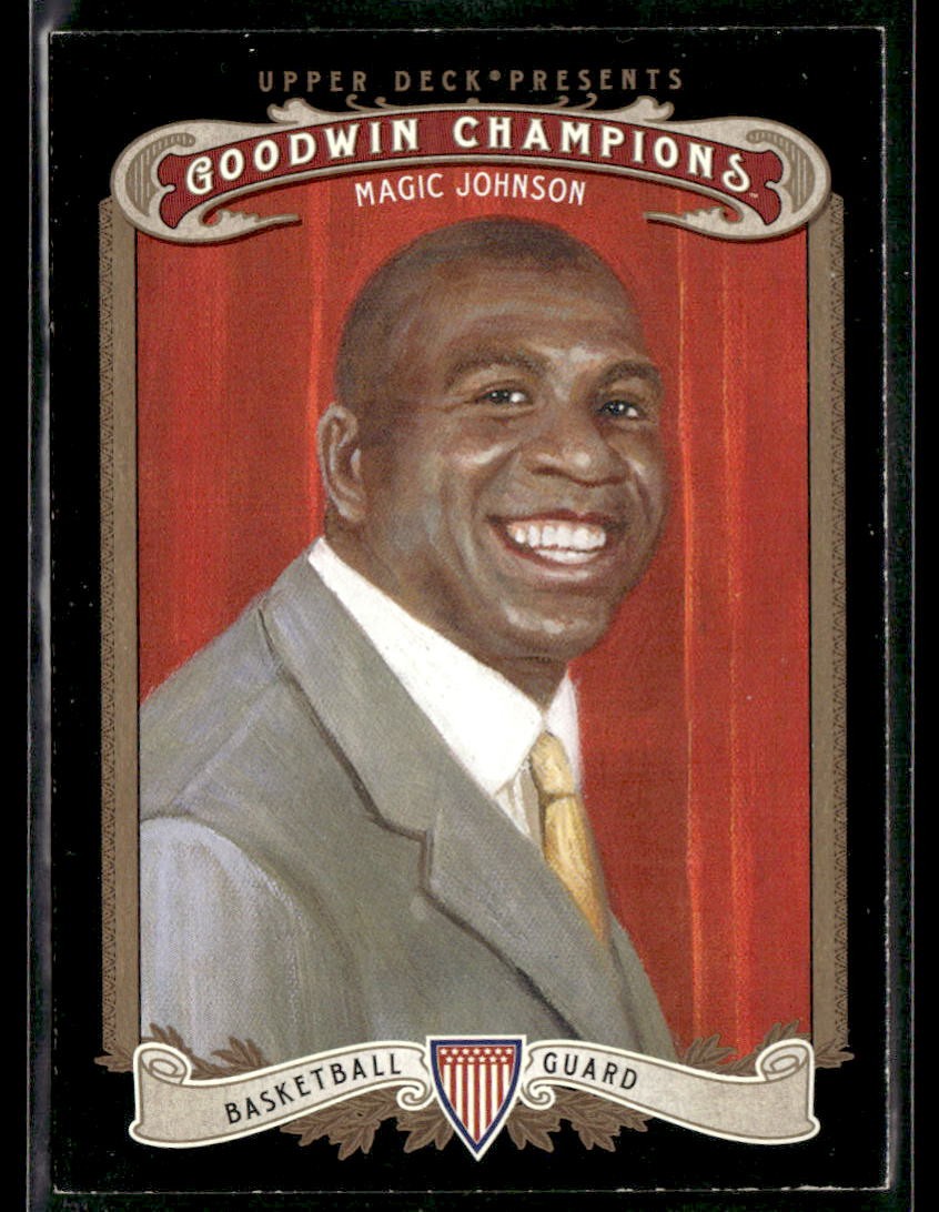 2012 Upper Deck Goodwin Champions #5 Magic Johnson Lakers 0301Q