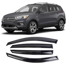 Tape-On Window Visors Deflectors Rain Guards 4 Piece Set  Compatible with