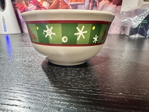 Longaberger BLUSTER THE SNOWMAN Small Bowl 4 inch Christmas Winter