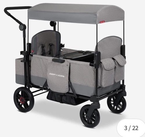 Radio Flyer PATHFINDER 2-Seat Stroller WAGON Brand NEW LOCAL PICKUP ONLY