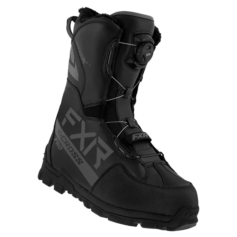FXR X-Cross Pro BOA Snow Boots Waterproof Insulated Fixed Liner Black Ops Foto 2 de 4
