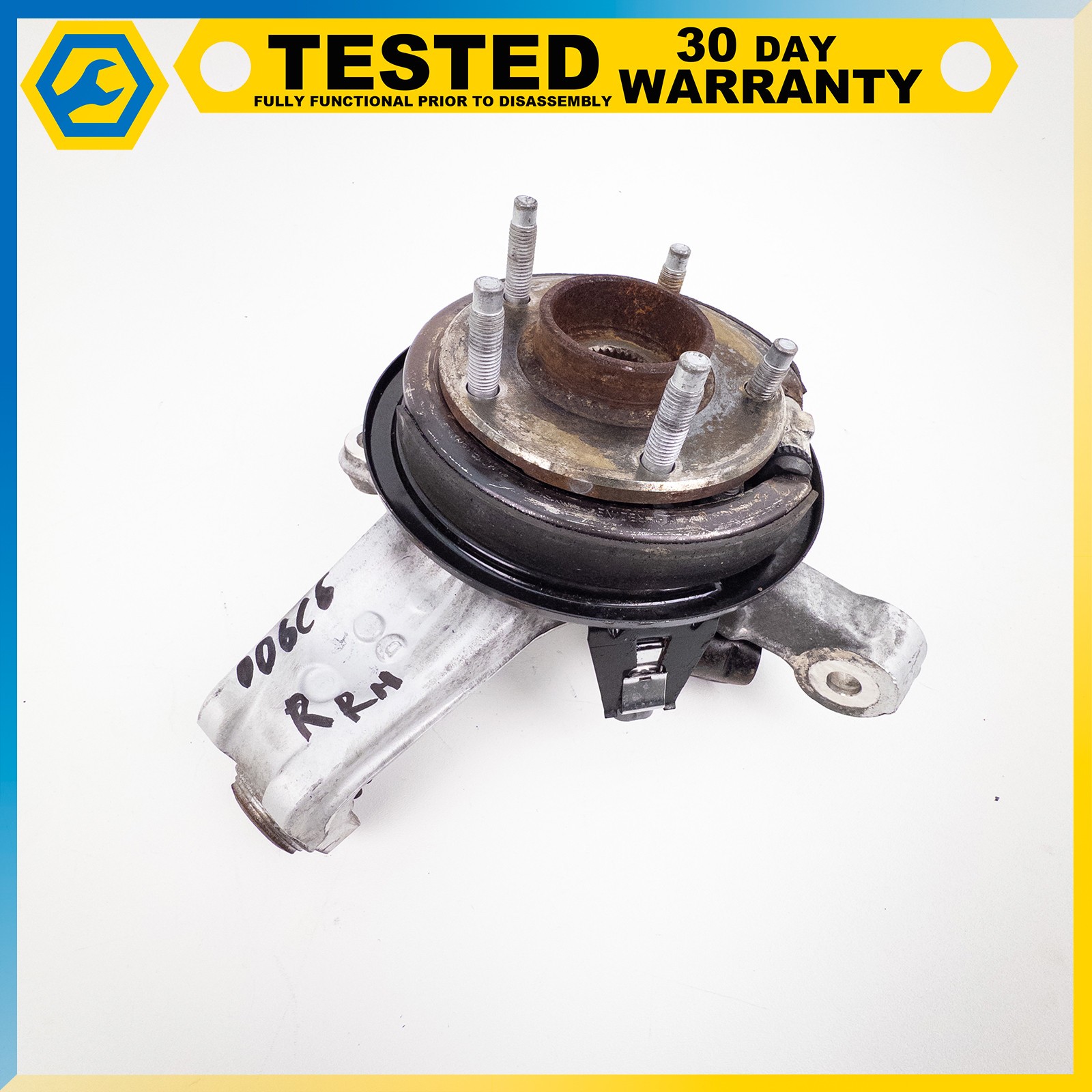 05-13 CHEVROLET CORVETTE C6 XLR REAR RIGHT PASSENGER SIDE SPINDLE KNUCKLE HUB OE