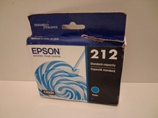 Genuine OEM Epson 212 Standard Capacity Cyan Ink Cartridge T212220