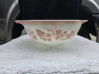 Milk glass Mixing Bowl, Pyrex Gooseberry Patterncinderella Bowl