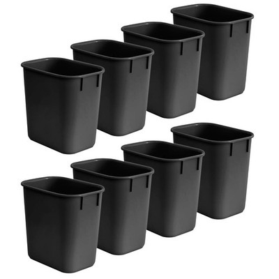 Acrimet Wastebasket,Deskside Bin,3.25 Gallon/13 Quart/12 Liter,Trash Can