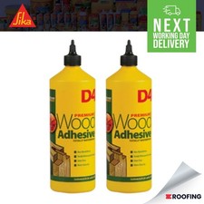 2 x Everbuild D4 Premium Wood Adhesive Totally Waterproof Grade Wood Glue