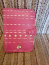 Lovely Vintage Pink Radley Filofax Personal Organiser,  Paper Inserts And Pen