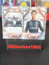 2025 Topps Chrome F1 George Russell Diamond 75th Anniversary  (Set of 2 Cards)