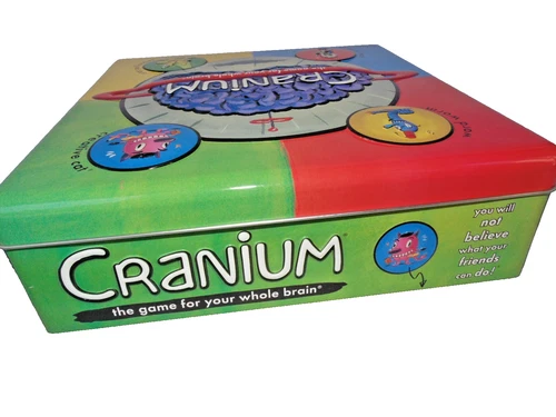Cranium Collectors 3D TIN Box Board Game 2002 Brain Challenge NEW other *Read*