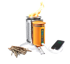 Estufa de camping de leña BioLite 1ª generación sistema de cocina portátil nuevo en caja