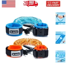 Toddler Leash, 2 Pack Safety Anti Lost Wrist Link with Key Lock, Reflective C...