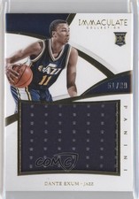 2014-15 Panini Immaculate Rookie Jerseys 51/99 Dante Exum #RJ-DE f5n
