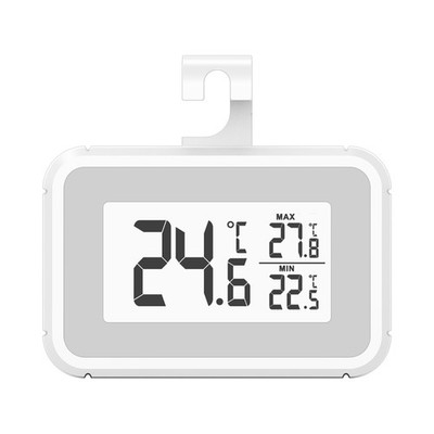 Digital Freezer/Fridge Thermometer Waterproof Alarm Indicator Min/Max Memory