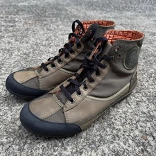 Kenneth Cole Reaction Men's Sz 9 Speed Ball Green High Top Sneaker Shoe Lace Up