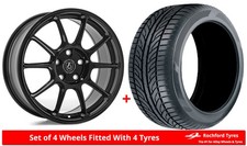 Alloy Wheels & Tyres 17" Axe EX46 For Cadillac ATS 13-19