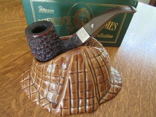 Peterson Sherlock Holmes Milverton Pipe W/Sterling Band W/Original Box Nice