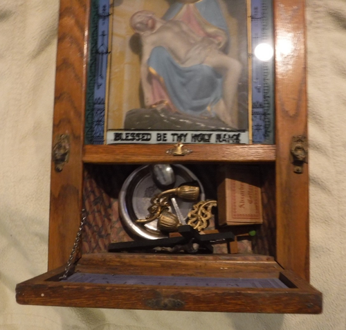 Last Rites ShadowBox Religious Alter, Grande Religious Alter Last Rites Caja -JUSTA - Imagen 13 de 20
