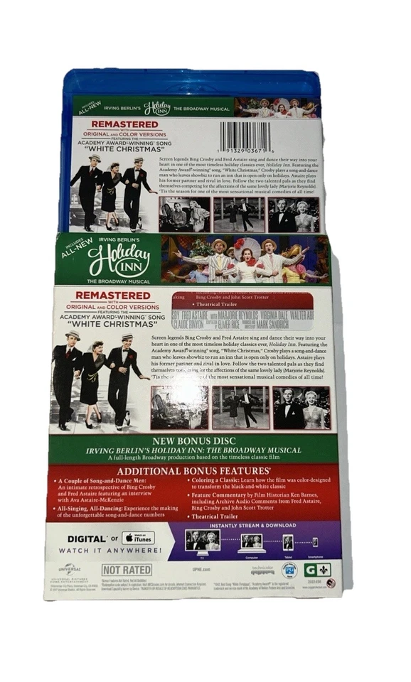* New {Blu-Ray} ‘Holiday Inn’ 75th Anniversary Color Version & Broadway Musical - Image 2 of 3