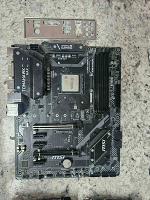 MSI B450 TOMAHAWK MAX AM4 AMD B450 USB3.2 Gen2 ATX Motherboard w/Ryzen 5 1600X