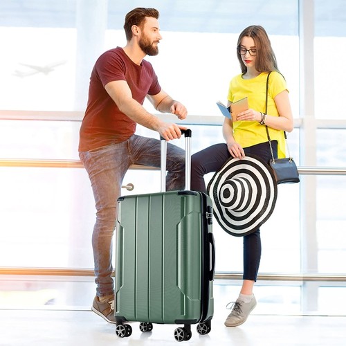 24 Inch Expandable Lightweight Checked Luggage Hardshell W/ TSA Lock & Wheels US - 第 15/44 張圖片