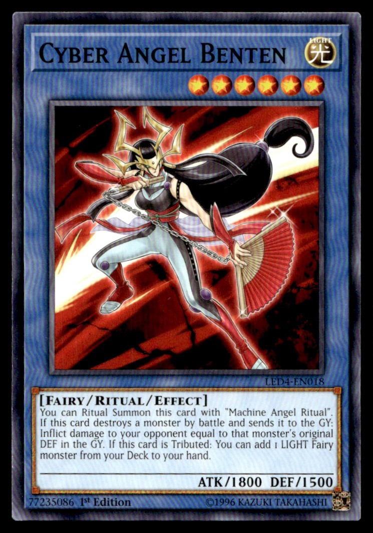 Cyber Angel Benten Legendary Duelists: Sisters of the Rose LED4-EN018 MP YuGiOh