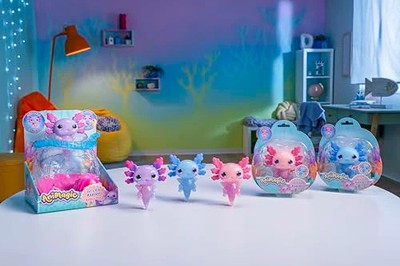 Animagic Let's Glo Axolotl Bubble Reef Set | eBay