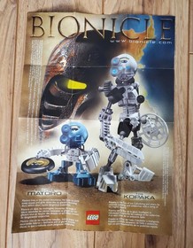2001 McDonalds Lego Bionicle TOHUNGA - Toa Matoran Set with 5 Discs Instructions