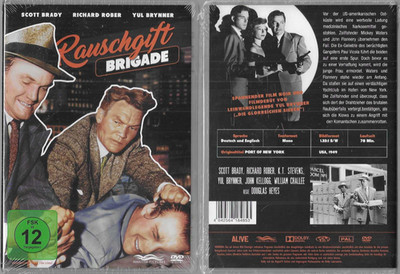 Scott Brady  Yul Brynner   Rauschgift BRIGADE   (DVD)  NEU  OVP