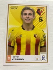 PANINI EFL 2025 - 26  STICKER   HECTOR KYPRIANOU    WATFORD   #426