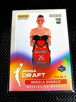 ANGELA DUGALIC #DN-8 2026 Panini WNBA Draft Night MYSTICS RC Rookie - IN STOCK
