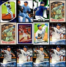 Hyun-Jin Ryu (63) Card Lot - UNIQUE FIND – ONE OF A KIND
