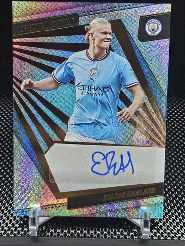 2022-23 Panini Revolution Premier League Soccer Erling Haaland Autograph SP