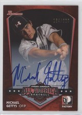 2015 Bowman AFLAC/Under Armour All-American Game /200 Michael Gettys #5 Auto 4n0