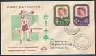 LS84474 Luxembourg 1957 to Netherlands scouts anniversary FDC used