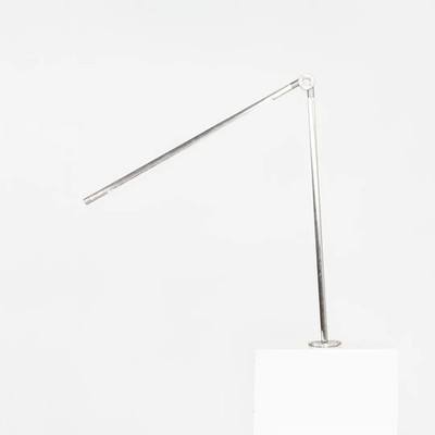 2020 Peter Bristol Juniper Thin Task Lamp w/ Desk Inset Satin Nickel 12+ Avail