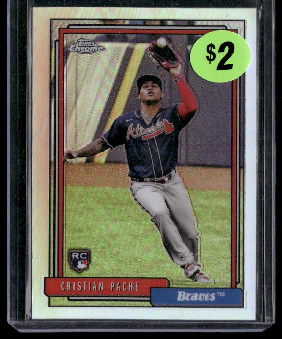 2021 Topps Update #TC92-8 Cristian Pache 1992 Topps Redux Chrome