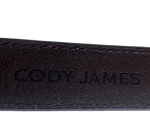 Cody James Boys 28 Brown Leather Belt Cowboy Up Buckle Western Rodeo Cowgirl - Picture 5 of 11