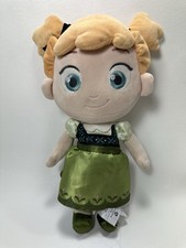 Disney Store Frozen Cute Baby Babies ANNA Girl 12  Plush Stuffed Animal Doll Kid