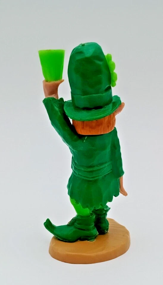 Vintage 1981 Wilton St Patricks Day Lucky Leprechaun Cake Topper Decoration - Imagem 3 de 4