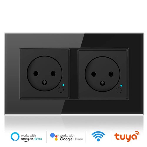 Melery Tuya WiFi Smart Israel WallSwitch Socket EU Standard 110-240V Power Plug - Picture 19 of 27
