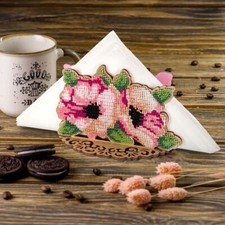 Wonderland Crafts Set for embroidery with beads on wood FLK-247