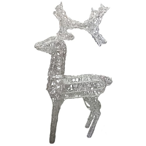 Renna Illuminata per Decorazioni Natalizie da esterno 190 luci led bianco caldo - Foto 2 di 4