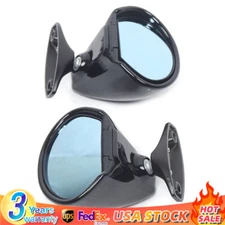 1 Pair Vintage Classic Universal Car Racing Door Side Rearview Wing Mirrors 2PC
