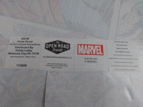 Marvel Comics 13-3/4" Glass Captain America Classic Wall Clock, Read Description - Picture 5 of 9