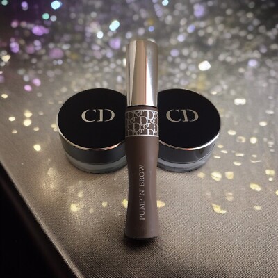 Dior Diorshow Pump  N  Brow Mascara - 002 Dark Brown and Fusion Mono Eyeshadows