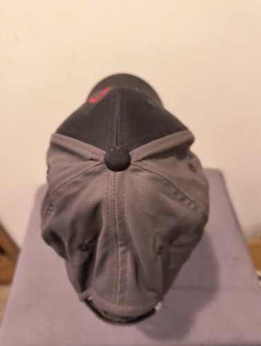 Fan Favorite Cleveland Indians Chief Wahoo Black Gray Baseball Hat Adjustable - Picture 7 of 11