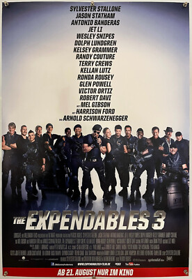 Stallone THE EXPENDABLES 3 original Kino Plakat A1 gerollt 2014