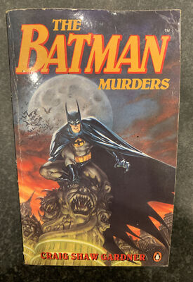 The Batman Murders - Craig Shaw Gardner Rare DC Comics, OOP Paperback Book