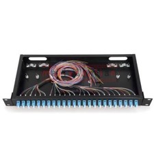 48 core LC with adapter pigtail 24 Ports Patch Panel Fiber Optic Terminal Box