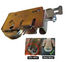 CLOSET SLIDING DOOR METAL WHEEL AR19S Door Metal Wheels Roller 1-1/4 in.